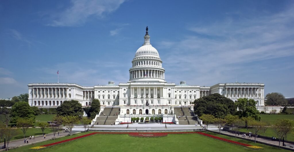 The west front of the United States Capitol in Washington, D.C.
