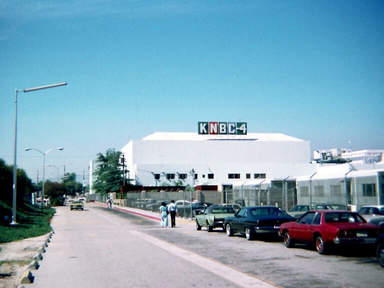 Exterior of NBC Studios in Burbank in 1978.