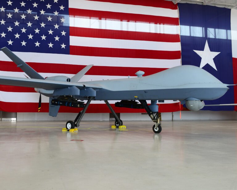 A Texas Air National Guard MQ-9 Reaper in a 2017 file photograph.