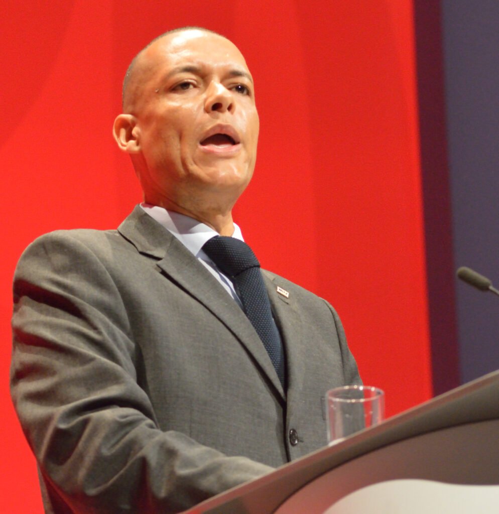 Clive Lewis speaking at the 2016 Labour Party Conference in Liverpool.